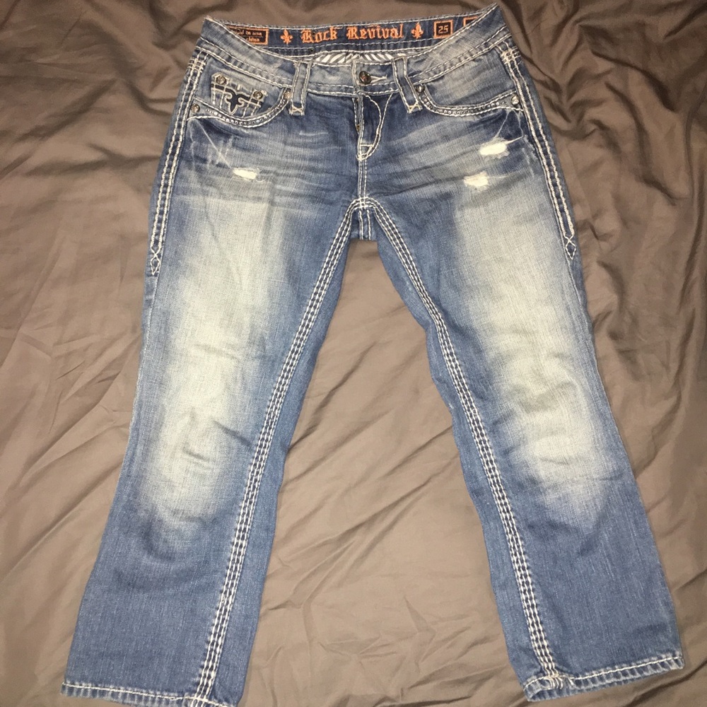 Rock Revival Capri jeans size 25